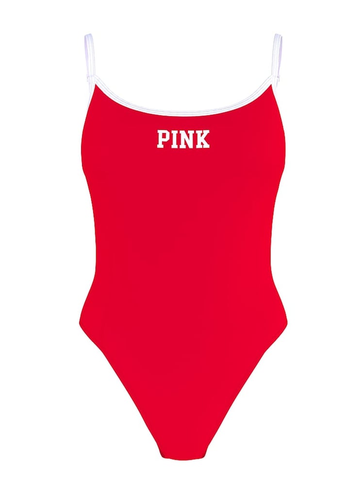 Victoria's Secret PINK Red Pepper Low Back One Piece - Image 3 of 3