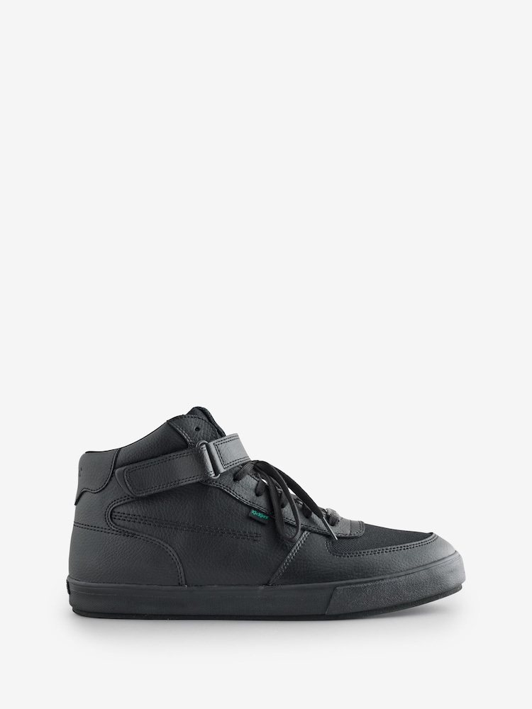 Kickers Black Tovni Hi Mix Mesh Boots - Image 1 of 1
