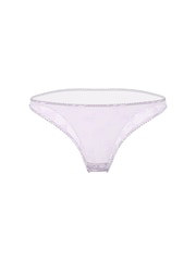 Victoria's Secret Delicate Violet Purple Brazilian Blossom Embroidery Knickers - Image 4 of 4