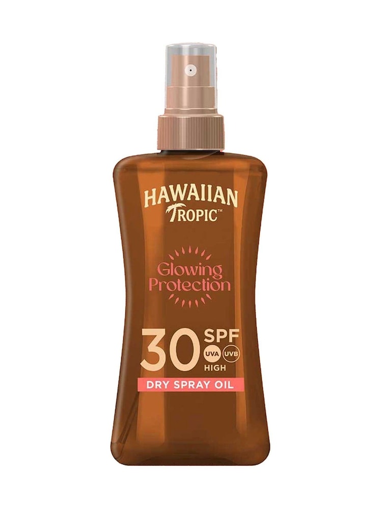 Hawaiian Tropic SPF30 Glowing Protection Dry Oil Spray 200ml - Image 1 of 5