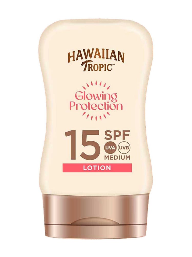 Hawaiian Tropic SPF15 Glowing Protection Suncream Lotion 100ml - Image 1 of 1