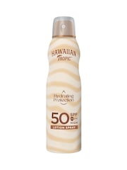 Hawaiian Tropic SPF50 Hydrating Protection Spray Suncream Lotion 220ml - Image 1 of 1