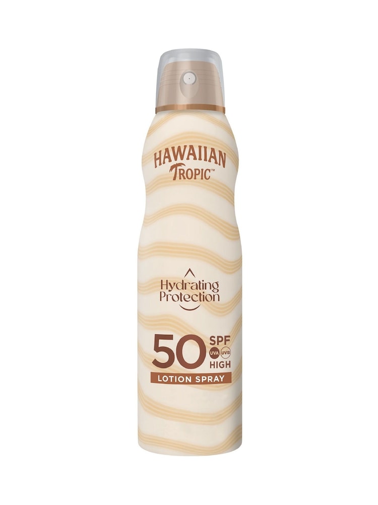 Hawaiian Tropic SPF50 Hydrating Protection Spray Suncream Lotion 220ml - Image 1 of 1