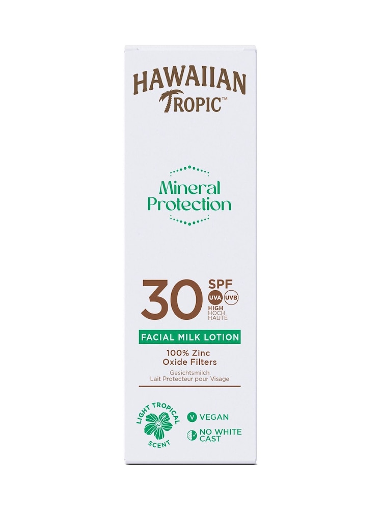 Hawaiian Tropic SPF30 Mineral Protection Facial Milk Sun Lotion 50ml - Image 2 of 2