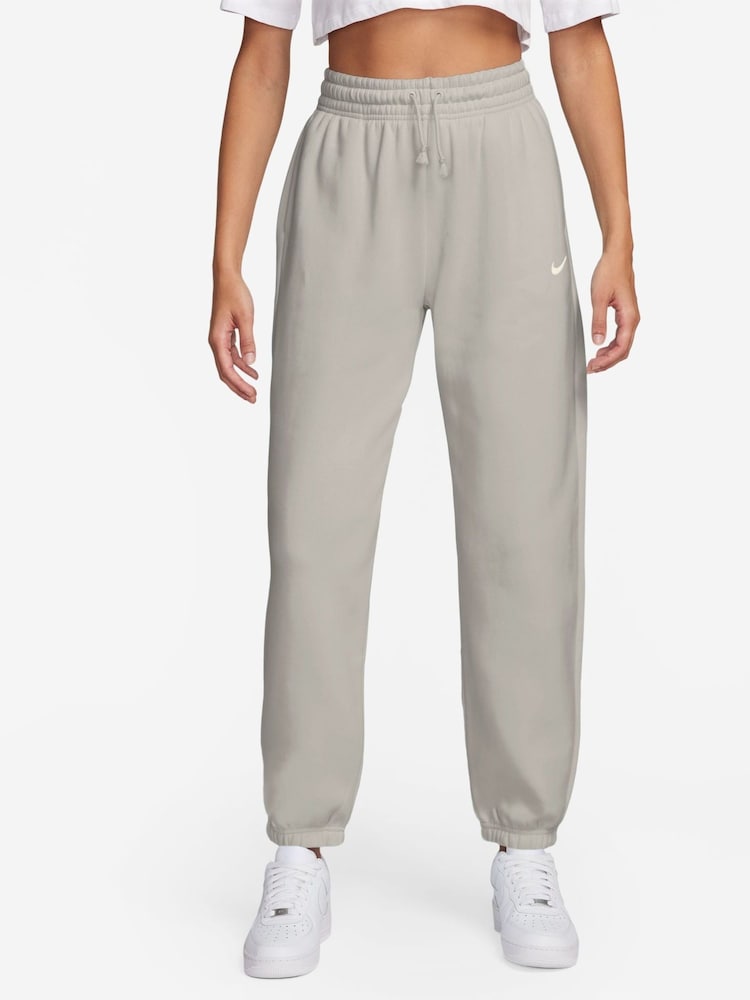 Nike Grey Sportswear Phoenix Fleece Womens High-Waisted Oversized Joggers - Image 1 of 3 Nike Grey Sportswear Phoenix Fleece Womens High-Waisted Oversized Joggers - Image 1 of 3