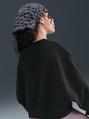 Schwarz - Nike Trend Fleece Cropped Crew Sweat Top - Bild 4 von 5