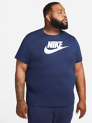 Nike Blue Icon Futura T-Shirt - Image 4 of 10