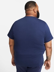 Nike Blue Icon Futura T-Shirt - Image 6 of 10