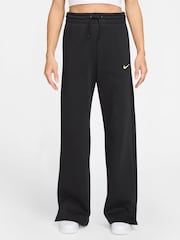 Nike Black Sportswear Phoenix Fleece Womens High Waisted Joggers - Image 1 of 3