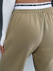 Nike Brown Oversized Phoenix Fleece High Rise Graphic Logo Joggers - Image 4 of 5
