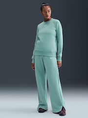 Nike Black Womens Sportswear Phoenix Fleece High-Waisted Joggers - Image 1 of 5