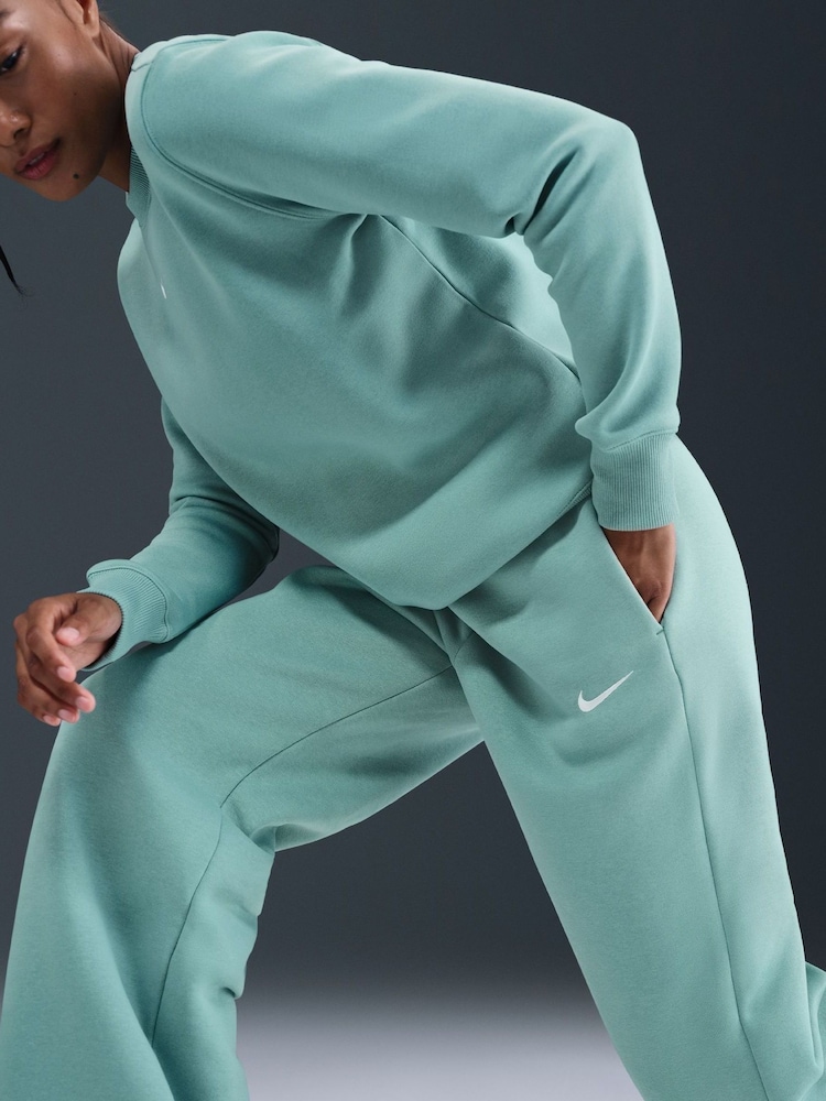Nike Black Womens Sportswear Phoenix Fleece High-Waisted Joggers - Image 5 of 5 Nike Black Womens Sportswear Phoenix Fleece High-Waisted Joggers - Image 5 of 5