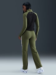 Nike Green High Wiasted Fold Over Leggings - Image 2 of 5