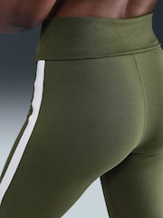 Nike Green High Wiasted Fold Over Leggings - Image 4 of 5