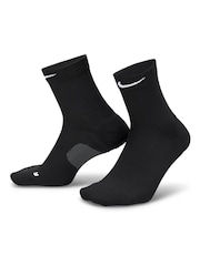 Nike Black Fast Performance Crew Socks 1 Pack - Image 1 of 4
