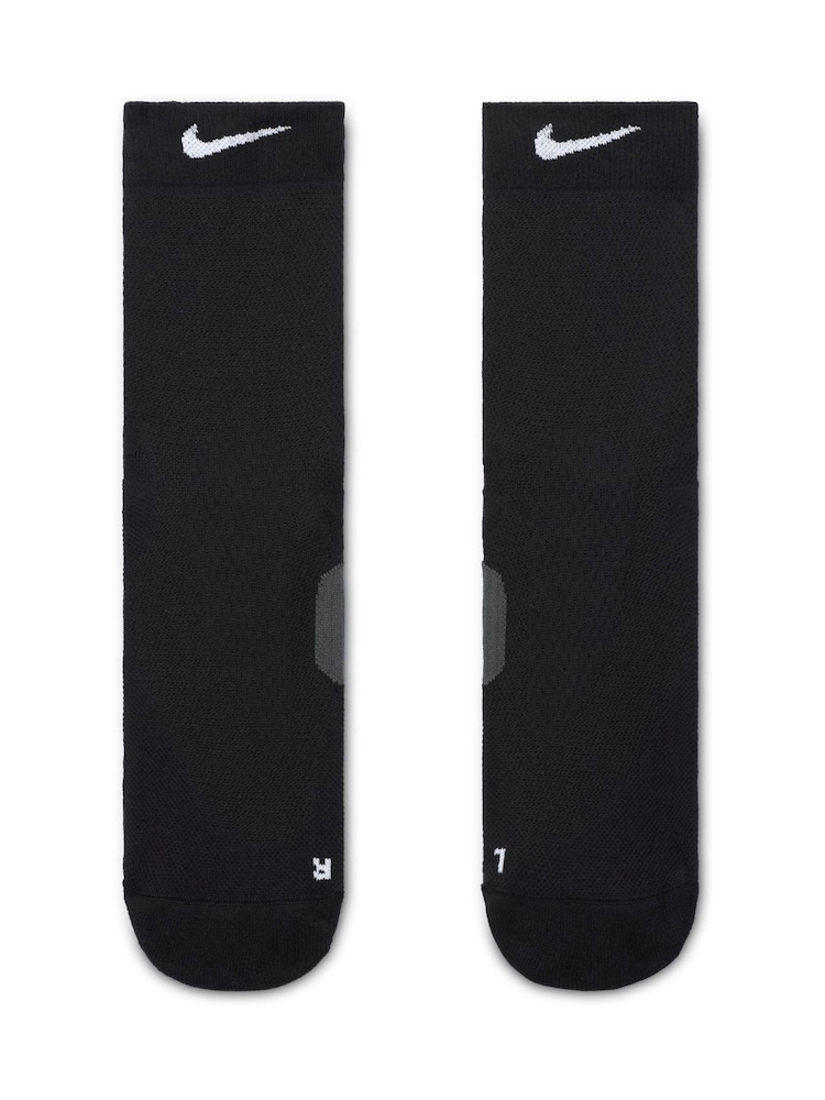 Nike Black Fast Performance Crew Socks 1 Pack - Image 2 of 4