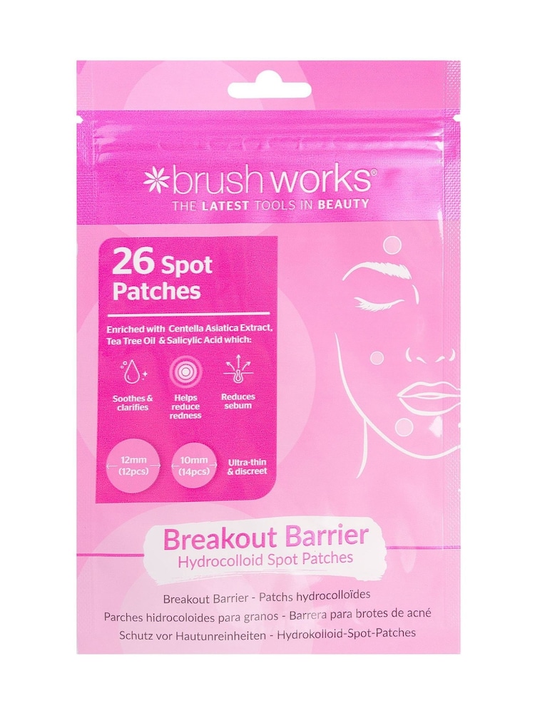 Brush Works Breakout Barrier Hydrocolloid Spot Patches - 26pcs - Image 1 of 5