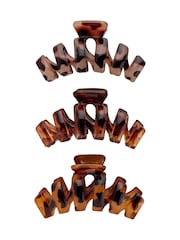 Brush Works Tortoiseshell Claw Clips 3 Pack - Image 2 of 4