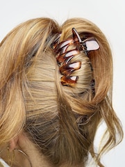 Brush Works Tortoiseshell Claw Clips 3 Pack - Image 4 of 4
