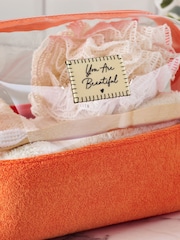 Slogan Towelling Make-Up Bag - Image 7 of 7