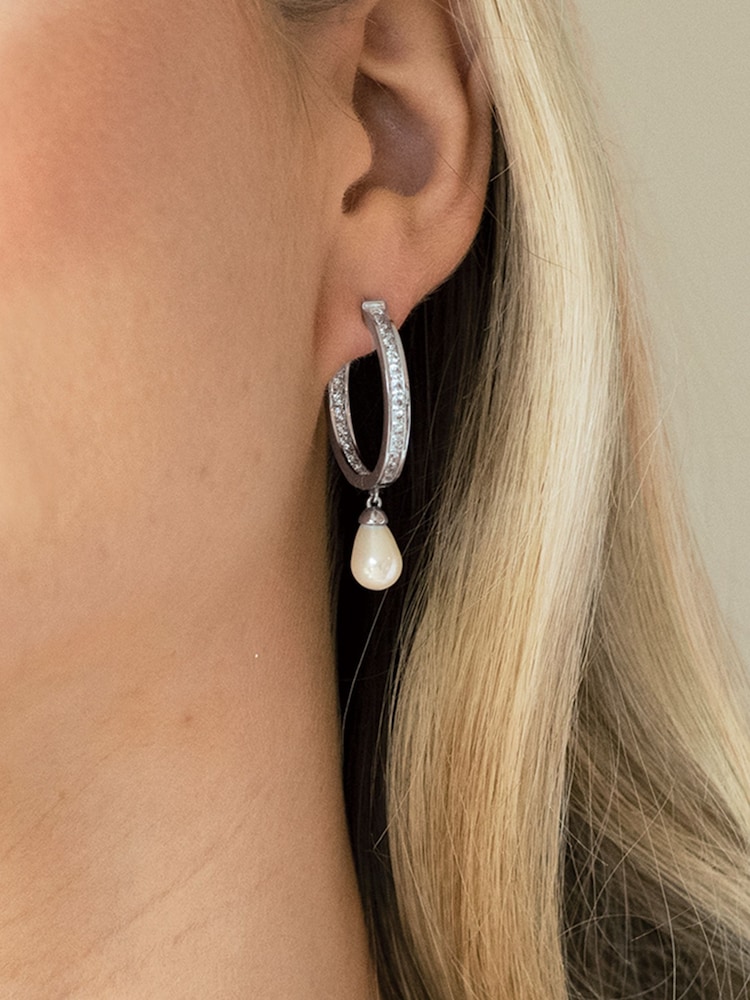 Ivory & Co Silver Tone Helsinki Earrings - Image 2 of 3