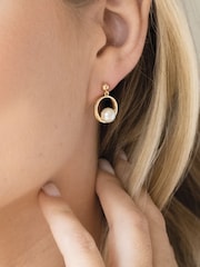 Ivory & Co Gold Tone Memphis Earrings - Image 2 of 3