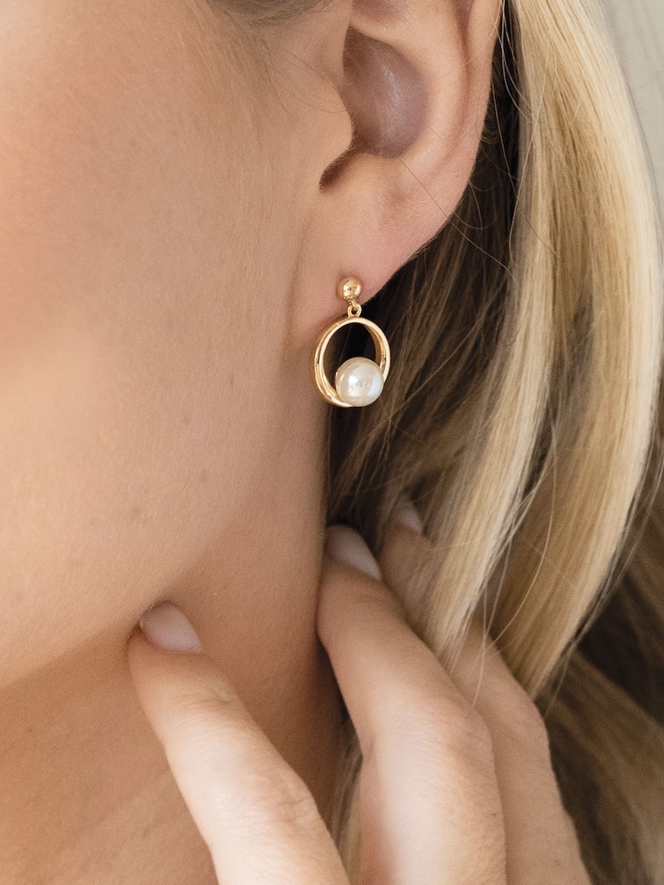 Ivory & Co Gold Tone Memphis Earrings - Image 2 of 3