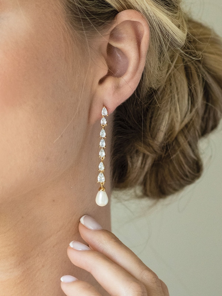 Ivory & Co Gold Melbourne Earrings - Image 2 of 3