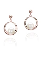 Ivory & Co Pink Tone Memphis Earrings - Image 1 of 3