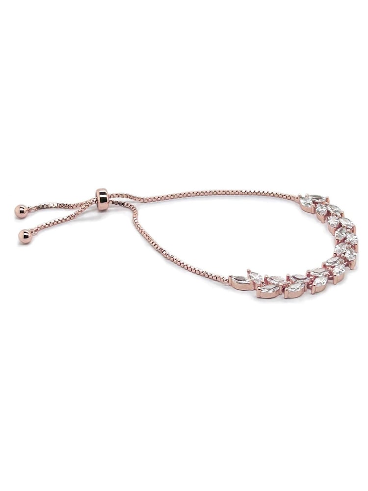Ivory & Co Pink Tone Glastonbury Bracelet - Image 1 of 3