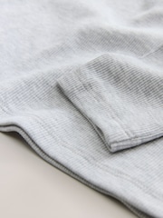 Grey Long Sleeve Ribbed Top (3-16yrs) - Image 7 of 7
