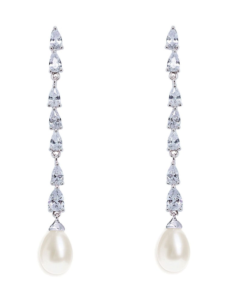 Ivory & Co Silver Melbourne Earrings - Image 1 of 3