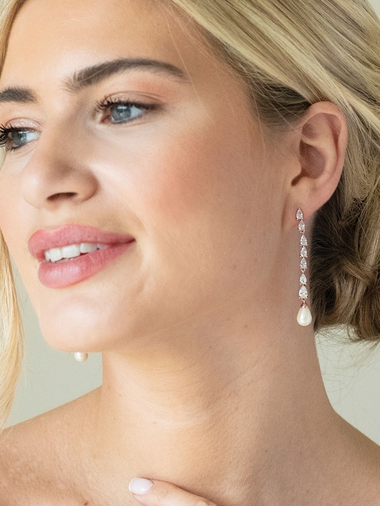 Ivory & Co Pink Melbourne Earrings - Image 2 of 3