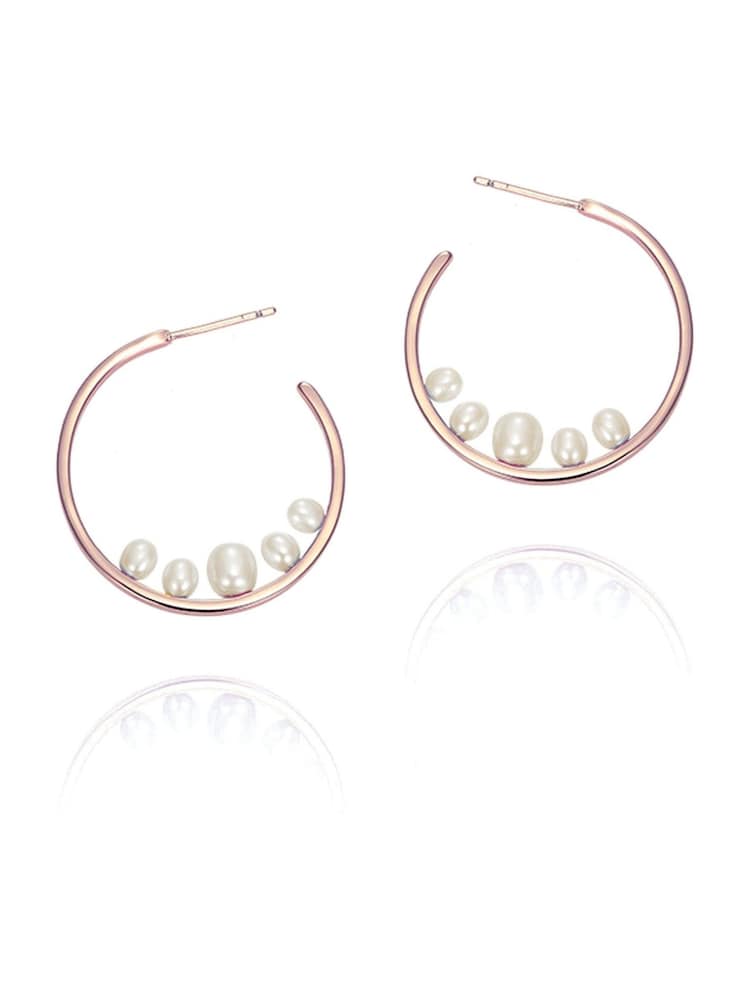 Ivory & Co Pink Tone Sofia Earrings - Image 1 of 3