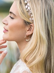 Ivory & Co Pink Tone Sofia Earrings - Image 2 of 3