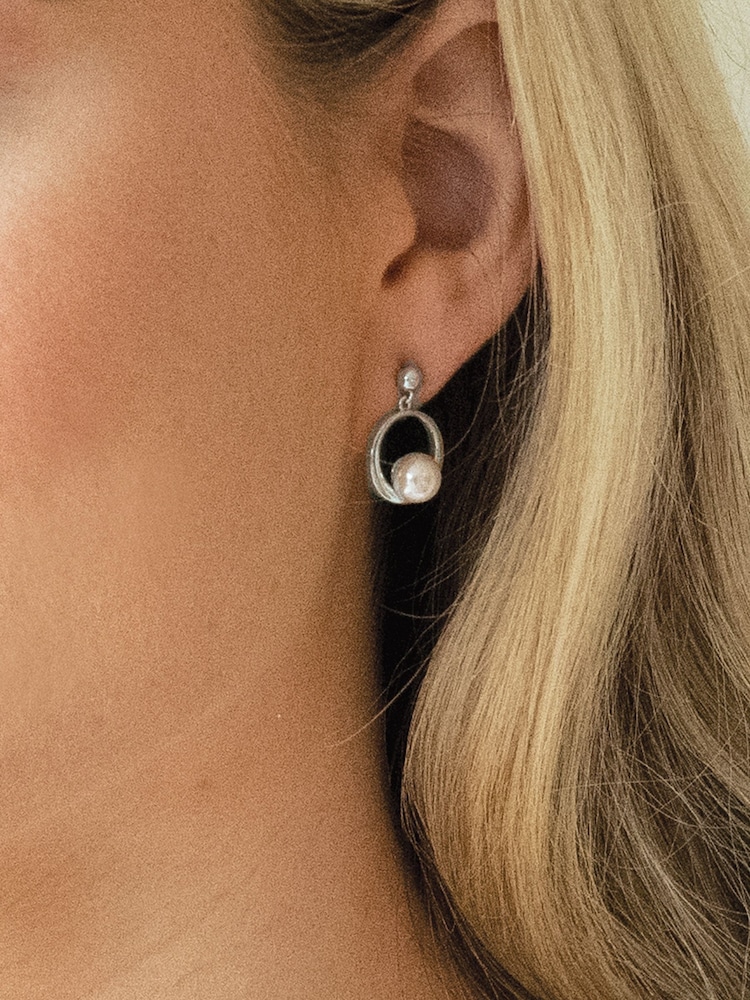 Ivory & Co Silver Tone Memphis Earrings - Image 2 of 3
