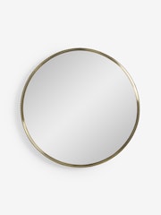 Gold Rib Bathroom Wall Mirror - Image 1 of 3