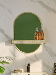 Rib Shelf Bathroom Wall Mirror - Imagen 3 de 6