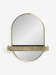 Rib Shelf Bathroom Wall Mirror - Imagen 4 de 6