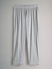 The Set 2 Pack Viscose Blend Button Through Long Pyjamas with Piping - صورة 3 من 8