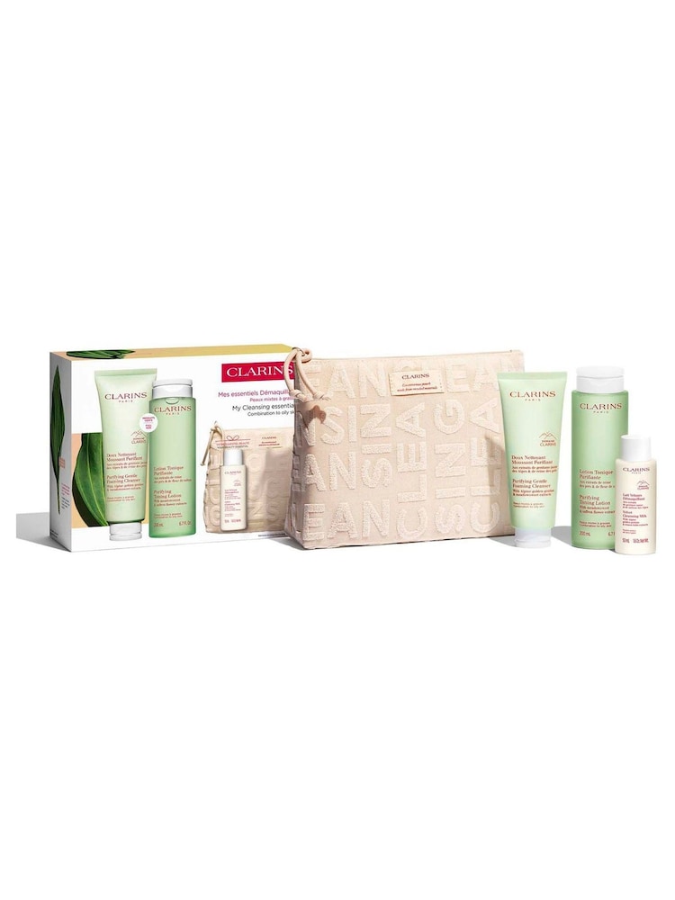 Clarins Cleansing Trousse Combination to Oily Skin Gift Set (Worth £58) - Image 1 of 4