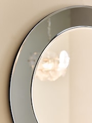 Silver Two Tone Bathroom Wall Mirror - Image 2 of 2