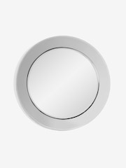 Silver Two Tone Bathroom Wall Mirror - Image 3 of 5