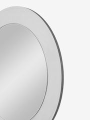 Silver Two Tone Bathroom Wall Mirror - Image 4 of 5
