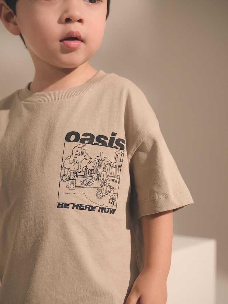 Neutral Oasis Band Graphic Short Sleeve T-Shirt (3mths-8yrs) - Image 4 of 4