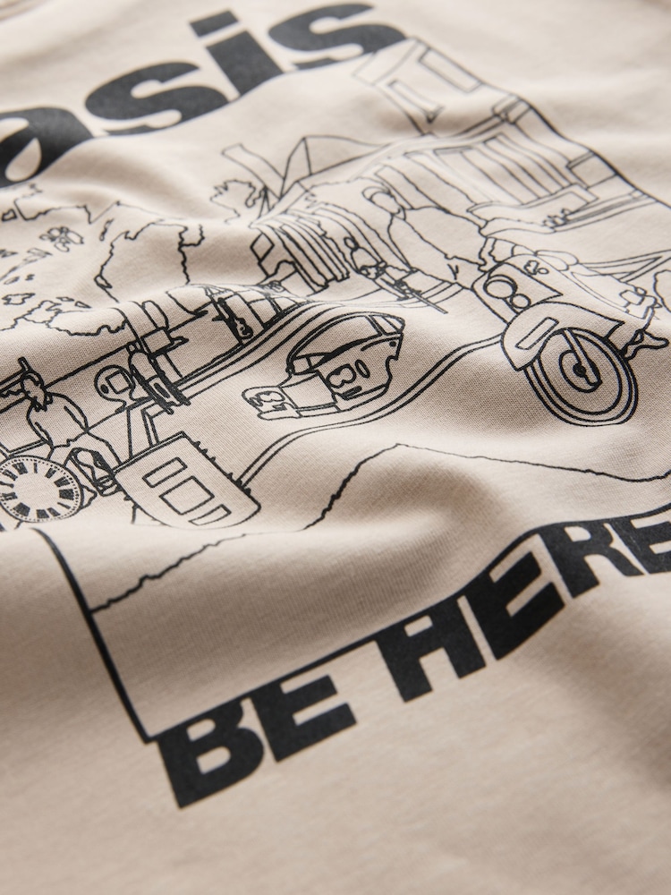 Neutro de Oasis - Camiseta de manga corta con estampado de grupo musical (3meses-8 años) - Imagen 9 de 9