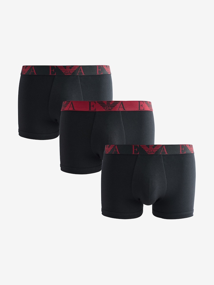 Emporio Armani Boxers 3 Pack - Image 1 of 5 Emporio Armani Boxers 3 Pack - Image 1 of 5