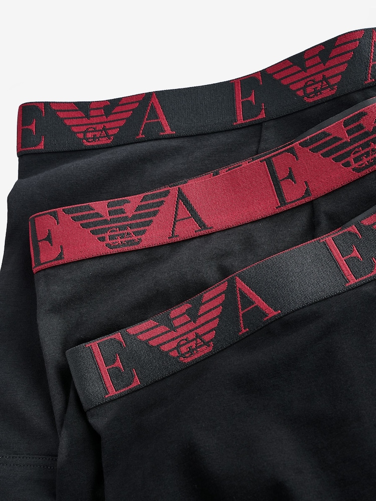 Emporio Armani Boxers 3 Pack - Image 5 of 5 Emporio Armani Boxers 3 Pack - Image 5 of 5