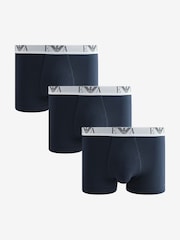 Emporio Armani Black Boxers 3 Pack - Image 1 of 5