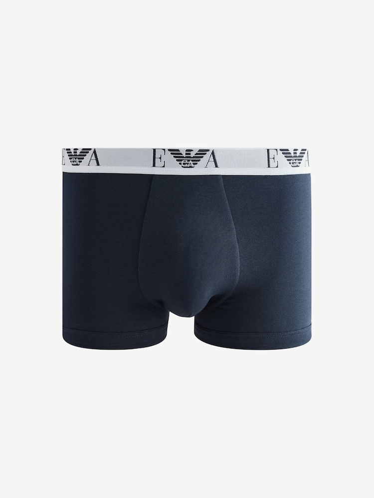 Emporio Armani Black Boxers 3 Pack - Image 2 of 5